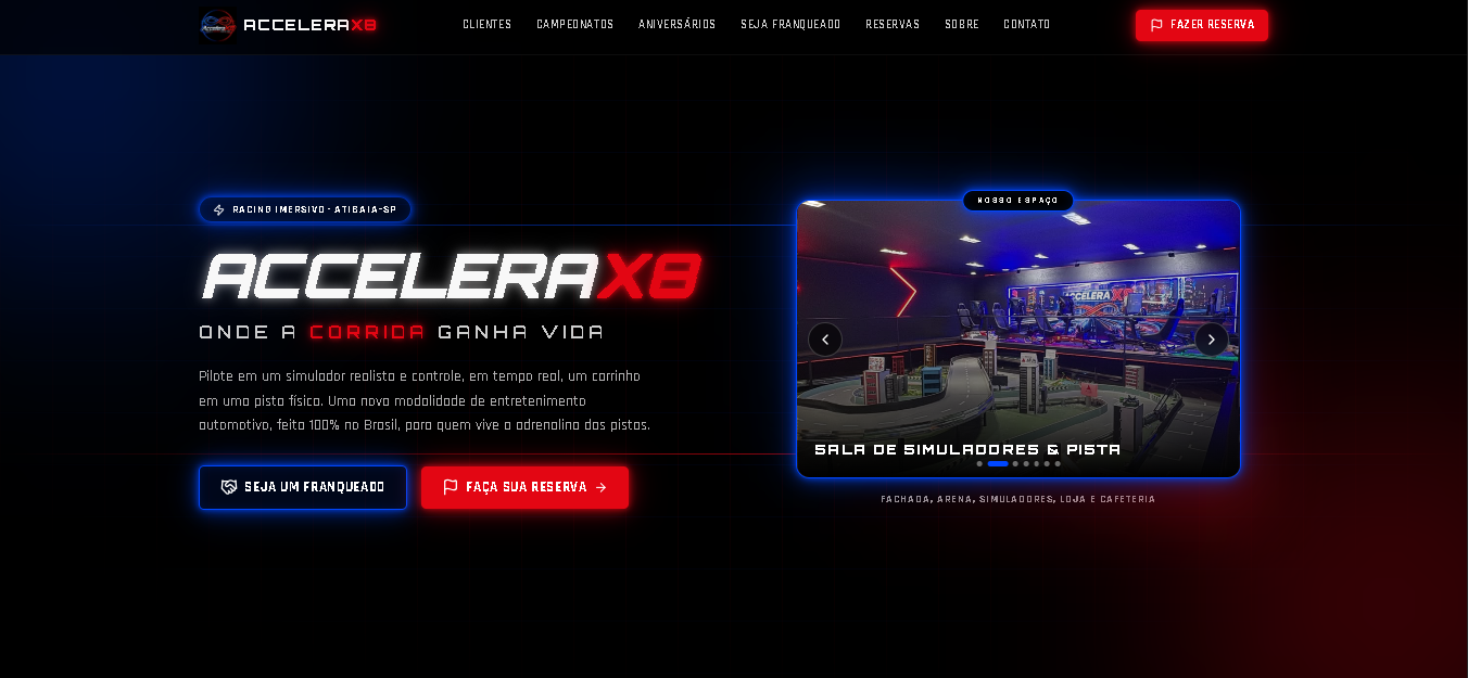 Preview do site Accelera X8