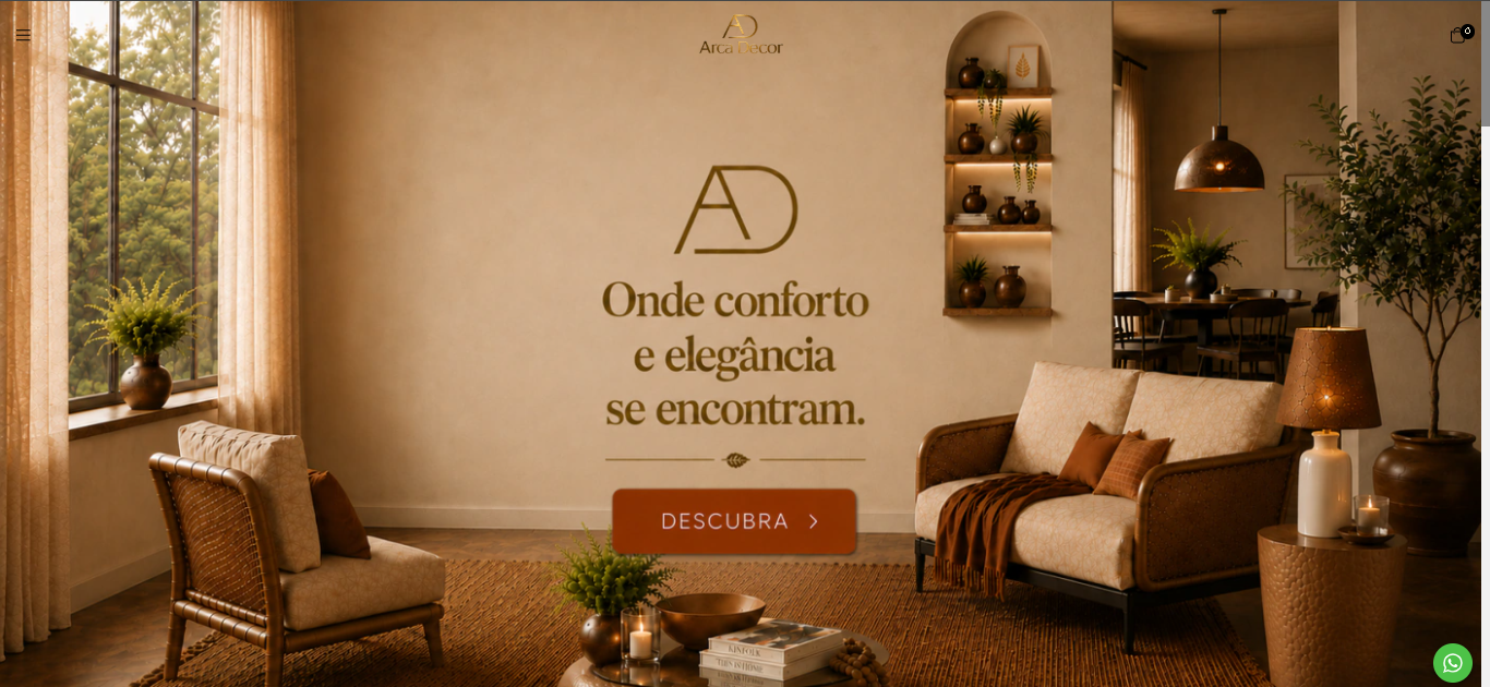 Preview do site Arcadecor
